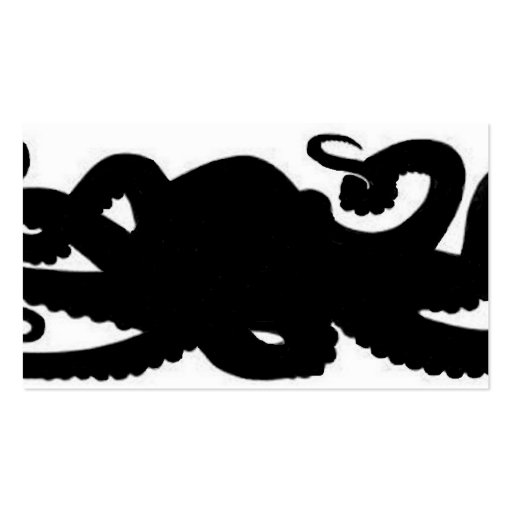 Octopus Biz Card Business Cards (back side)