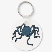 Octopus Blue keychains by ColorMeHappy Octopus Blue keychains