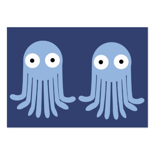 Octopus - Chubby Business Card Template (back side)