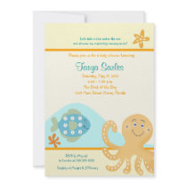 Octopus & Fish Ocean 5x7 Baby Shower Invitation