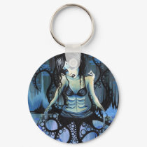 Octopus Girl Keychain by kissthefuture Octopus Girl Keychain