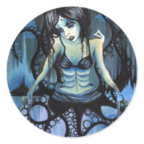 Octopus Girl Sticker by kissthefuture Octopus Girl Sticker