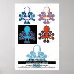 Octopus Graphic Poster Print