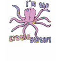 Octopus I'm the Little Sister Dark TeeShirt by PatchworkPals Octopus I'm the Little Sister Dark TeeShirt