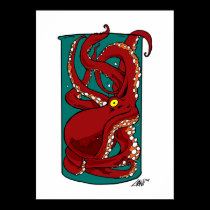 Octopus In a Jar posters