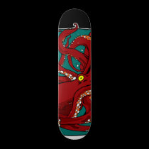 Octopus In a Jar skateboards by LuvataciousSkull Octopus In a Jar skateboards
