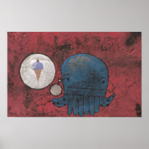 octopus like ice cream print