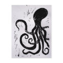 octopus lino block print postcards by trollop_com octopus lino block print postcards