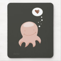 Octopus Love mousepad by BluePlanet Octopus Love mousepad