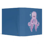 Octopus Loves You Vinyl Binders