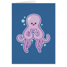 Octopus Loves You Card