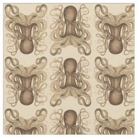 Octopus Marmoratus Fabric
