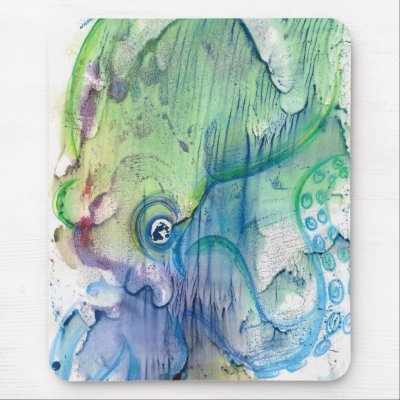 Octopus Mousepad by kissthefuture