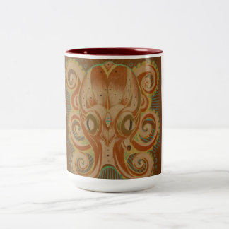 octopus coffee mug orange