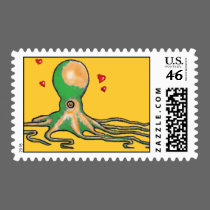 Octopus of Love Stamp