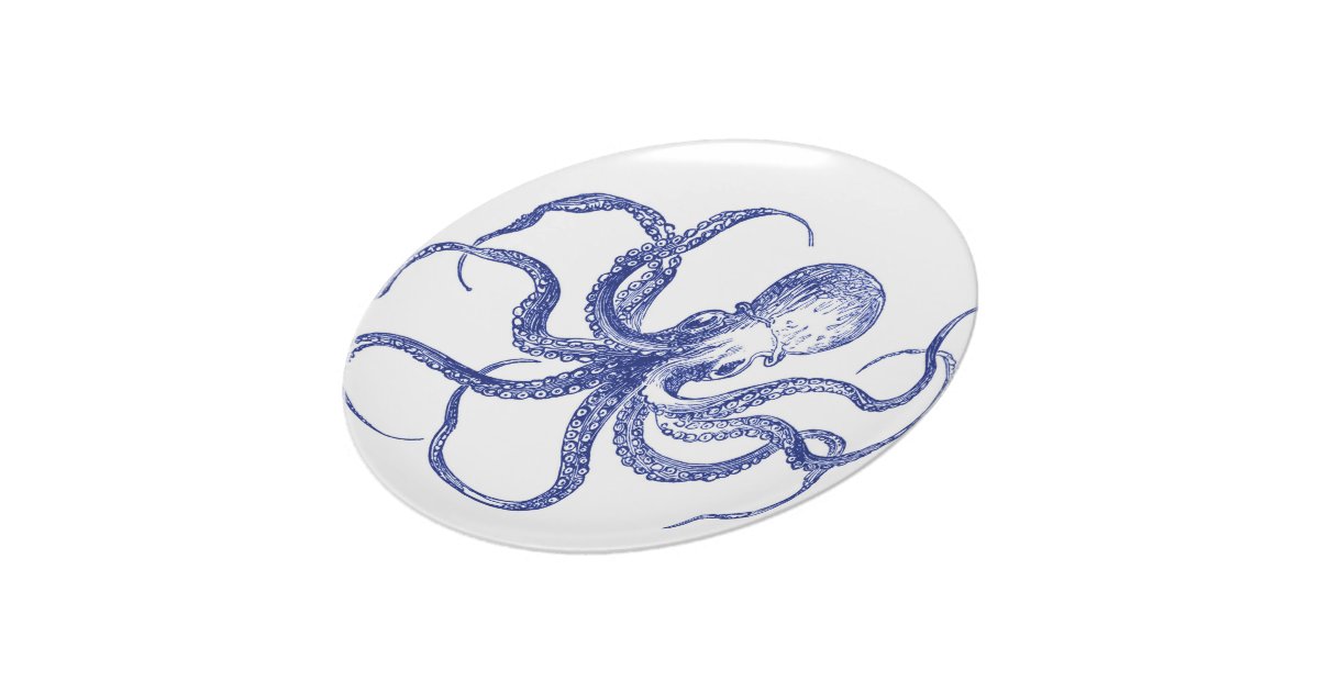 Octopus Plate Zazzle