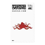 Octopus Postage Stamp