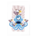 Octopus Poster posters by Freshroasted Octopus Poster posters