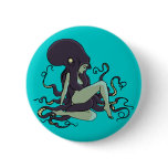 Octopus Queen buttons