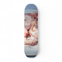 Octopus Salad With A Slice Of Lemon skateboards by lifesphere Octopus Salad With A Slice Of Lemon skateboards