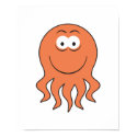 Octopus Smiley Face posters