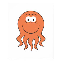 Octopus Smiley Face posters by doonidesigns Octopus Smiley Face posters
