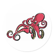 Octopus stickers by animalworld Octopus stickers