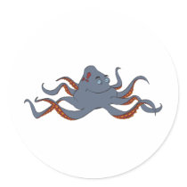 Octopus stickers by graphxpro Octopus stickers