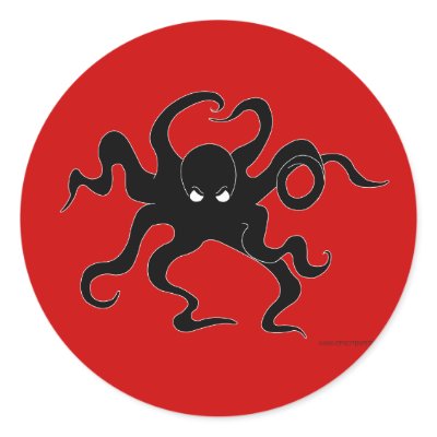Octopus Stickers by epicpirates