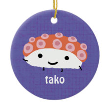 Octopus Sushi (tako) ornament