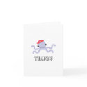 Octopus Thank You Card card