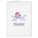 Octopus Thank You Card