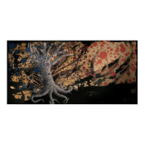 "Octopus Tree in a Circle Storm" Poster posters by ChelseaKerwath "Octopus Tree in a Circle Storm" Poster posters
