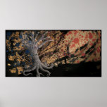 "Octopus Tree in a Circle Storm" Poster