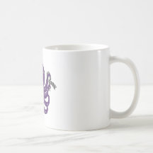 Octopus White Back Ground Mugs