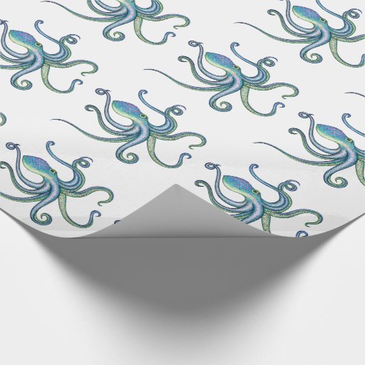 Octopus Wrapping Paper Zazzle