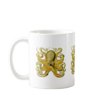 Octopus Yellow Mug