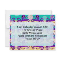 Octupus Octo Party Time Invite