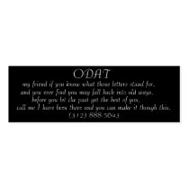 ODAT (call me friend) profile card business cards by mrsrnj ODAT (call me friend) profile card business cards