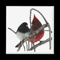 Odd Couple - Birds in the Bush magnets