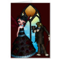 Odd Couple Blank Greeting Card by faerystore Odd Couple Blank Greeting Card
