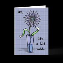 'Odd Flower' Card