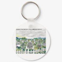 Odd Headstones Funny Cartoon Gifts & Collectibles keychains