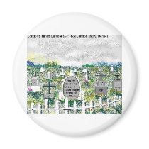 Odd Headstones Funny Cartoon Gifts & Collectibles magnets