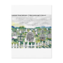 Odd Headstones Funny Cartoon Gifts & Collectibles postcards by beardiethor123 Odd Headstones Funny Cartoon Gifts & Collectibles postcards