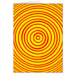 Oddisphere Red Yellow Optical illusion cards
