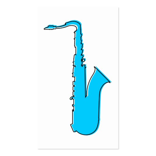 oddRex saxophone Business Cards (front side)