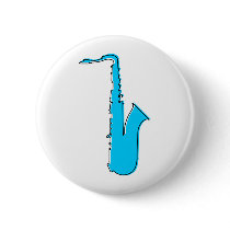 oddRex saxophone Pinback Button