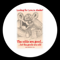 Odds are good in Alaska stickers