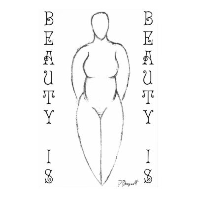 Ode to Curvy Women (ver.1) Poster by DubDotherDain